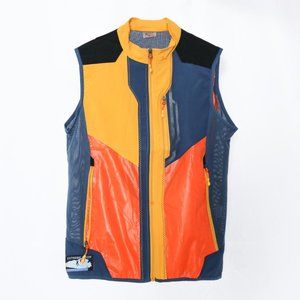 Y2K Gamecore Mesh Paneled Gilet Vest